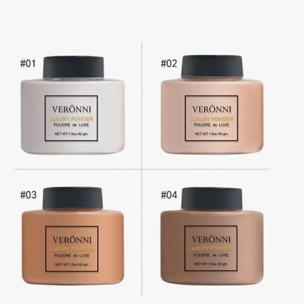 New! Matte Finishing Makeup Loose Setting Powder, Long-Lasting w/ Oil Control